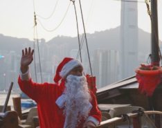 Santa On Board aqualuna Hong Kong