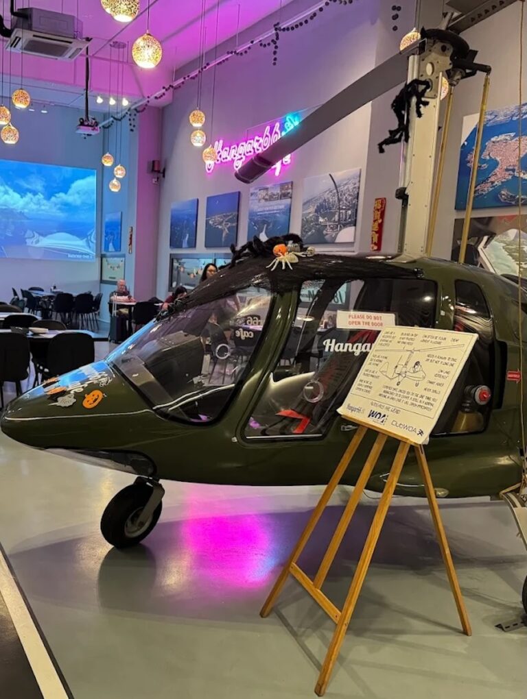 Hangar66 Aviation Themed Cafe Singapore