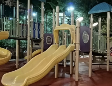 Visiting Forbes Street Playground in Kennedy Town