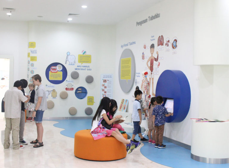 Kids Inside Indonesian Health And Medicine Museum Jakarta