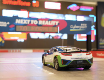 Virtual Reality Race Car Driving For Kids In Cyberport, Hong Kong