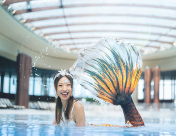 Learn How To Be A Mermaid At Water World Mermaid Water Carnival In Hong Kong