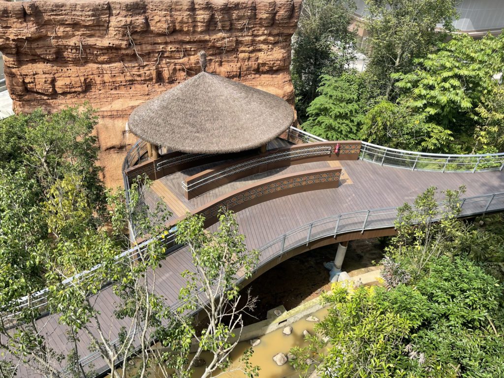 Bee-eaters' cliff at Heart of Africa. Image credit to Mandai Wildlife Group