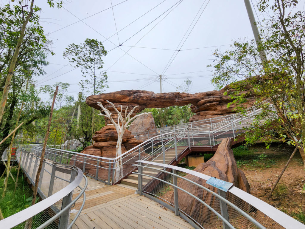 Completed theming works at Australian Outback. Image credit to Mandai Wildlife Group