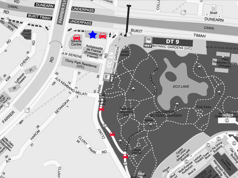 Cluny Court Map Singapore