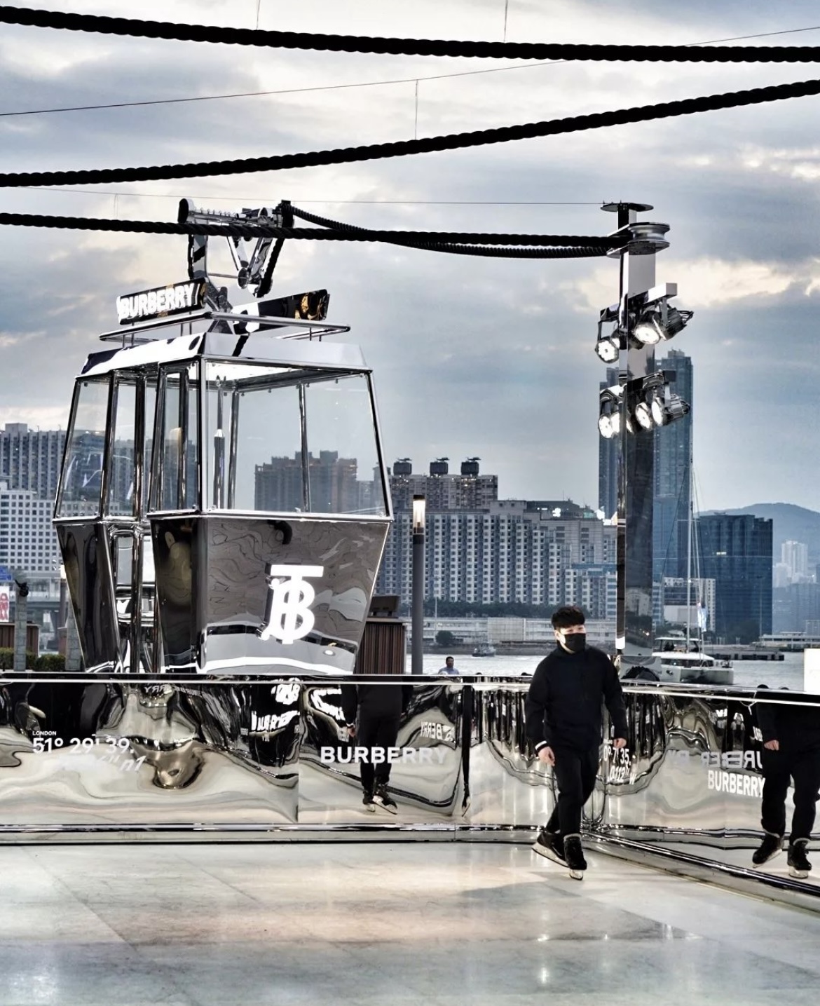ice skating rink burberry hong kong