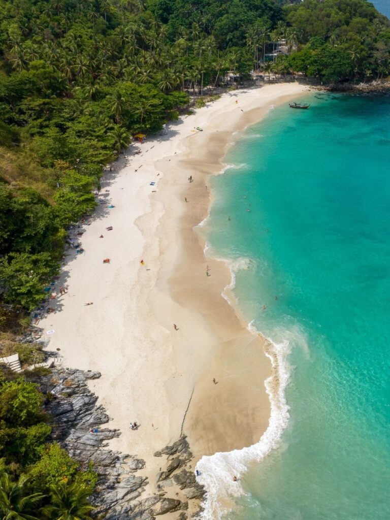 Image of Phuket beach - short getaway from singapore