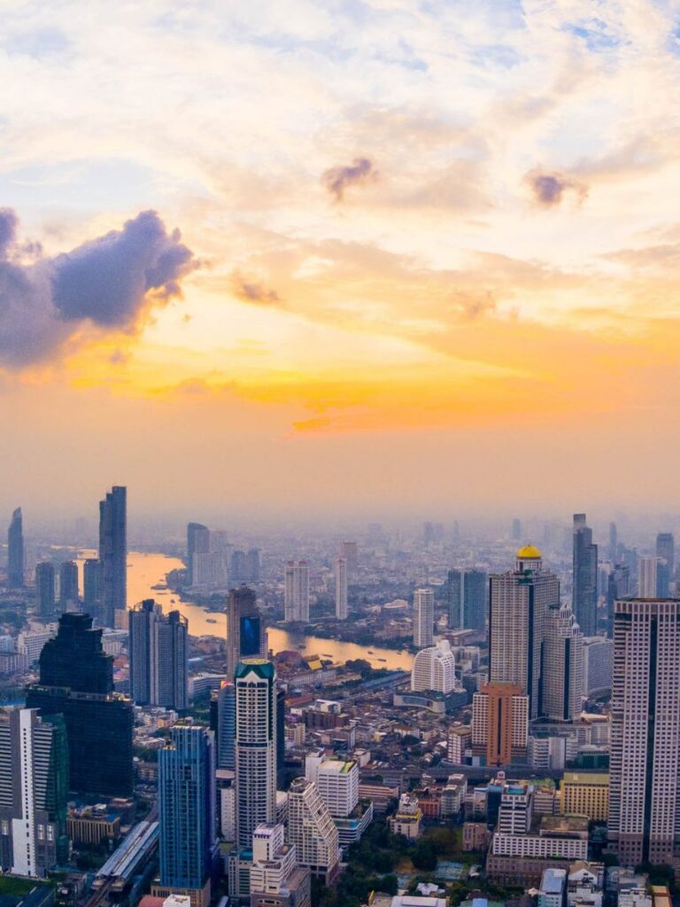 Image of cityscape at Bangkok - short getaway from Singapore