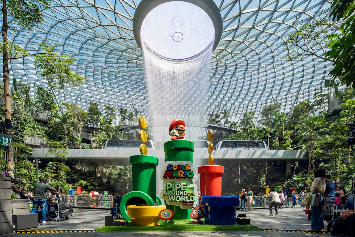 Super Mario At Jewel Changi Airport Singapore