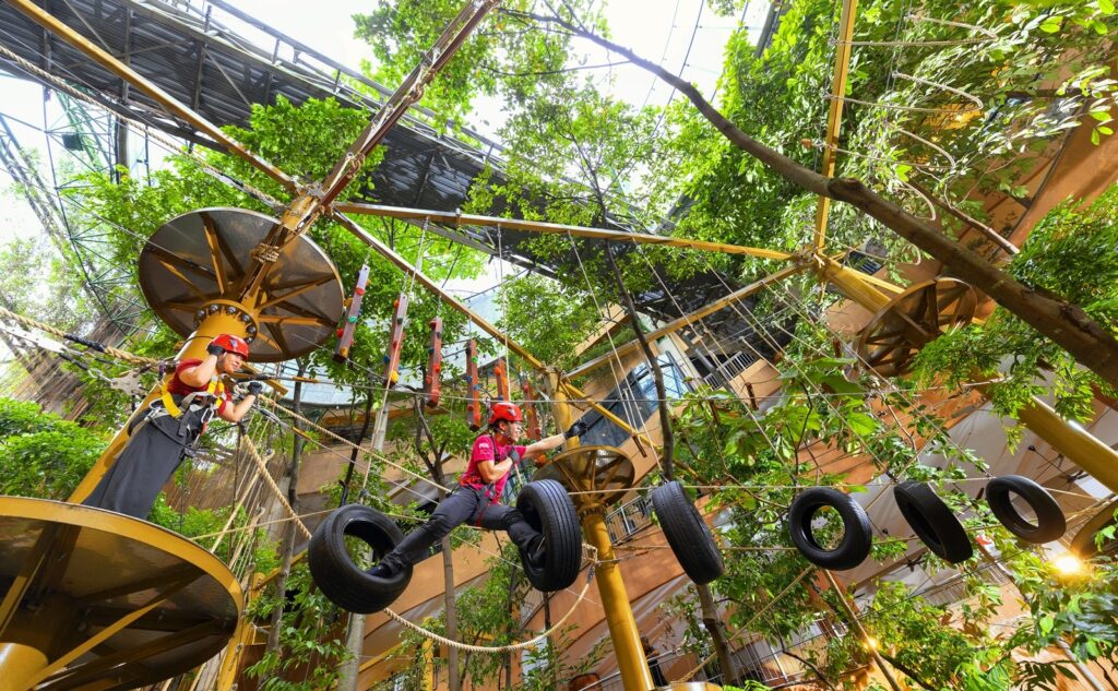 Swing Into Fun At 1 Utama's New Treetop Adventure Park!