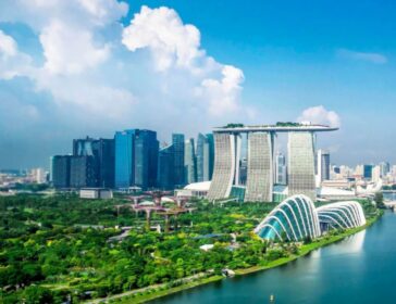 Image of view from SkyPark Observation Deck at Marina Bay Sands
