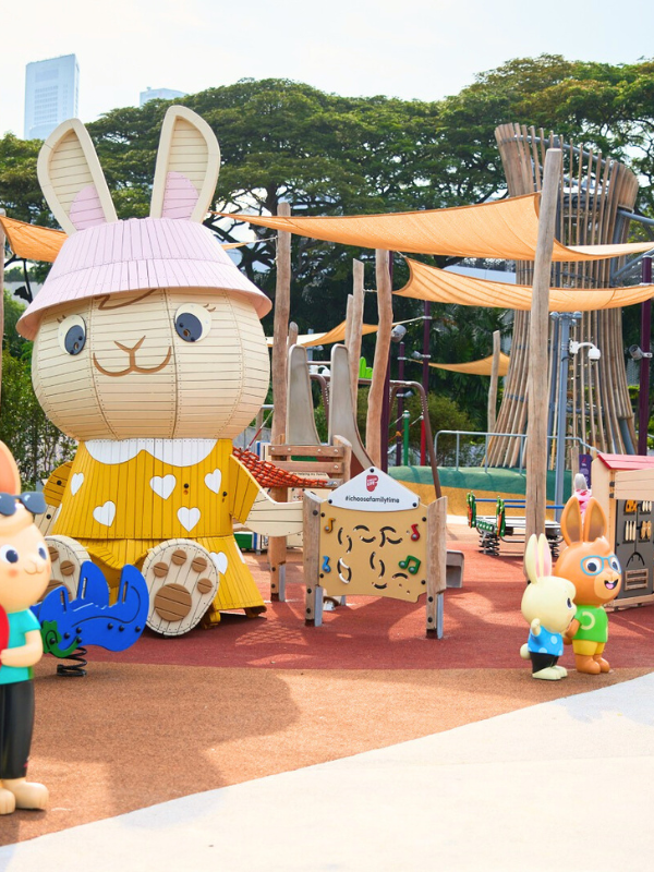 Image of Becky Bunny - PropNex Family Playground - outdoor playground singapore