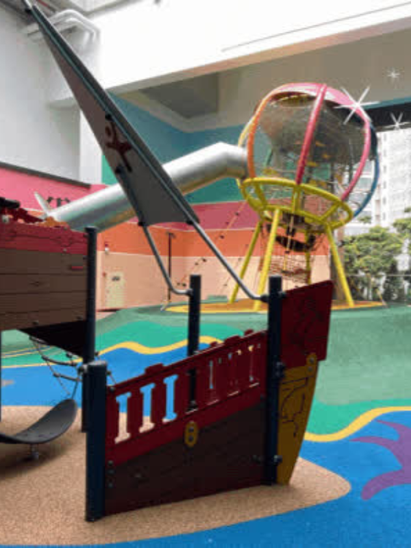 Playground at Great World City - outdoor playground singapore