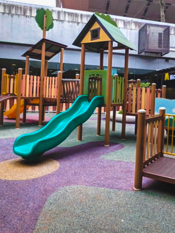 Image of treehouse playground at Changi Airport Terminal 3 - outdoor playground singapore