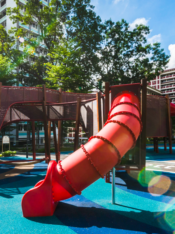 Image of slide at Yung Ho Springs Park - outdoor playground singapore