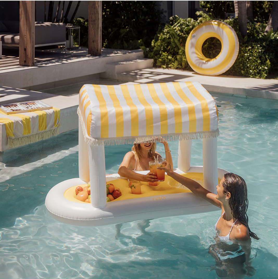 floating beach bar cabana hk summer pop up shop