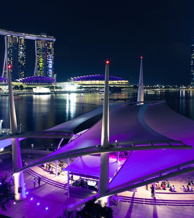 Esplanade Waterfront Fireworks Singapore