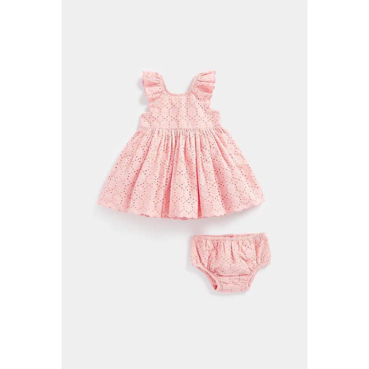PINK BRODERIE DRESS Jakarta Summer Shop