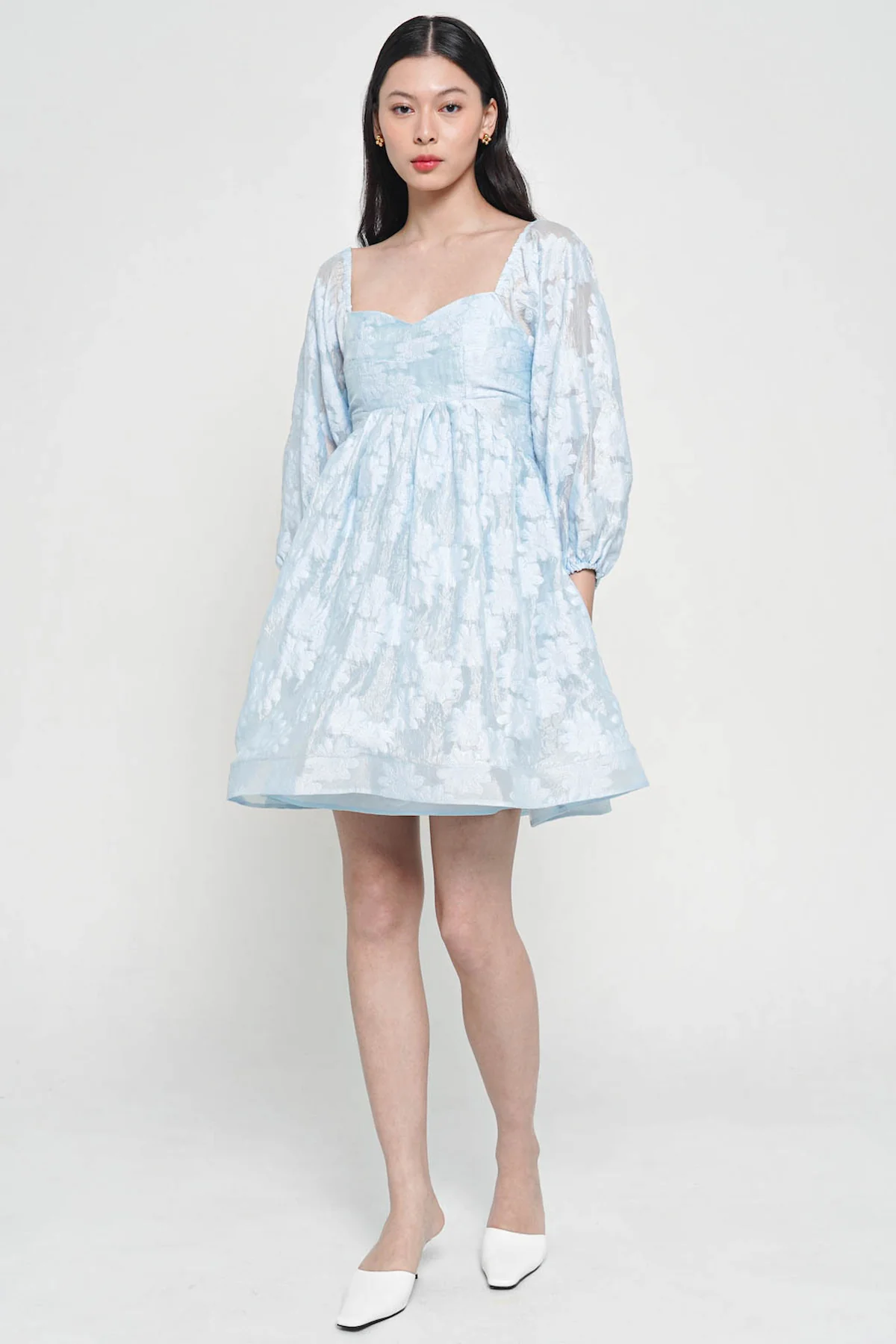 Arche Mini Dress In Blue Love and Flair Jakarta Summer Shop