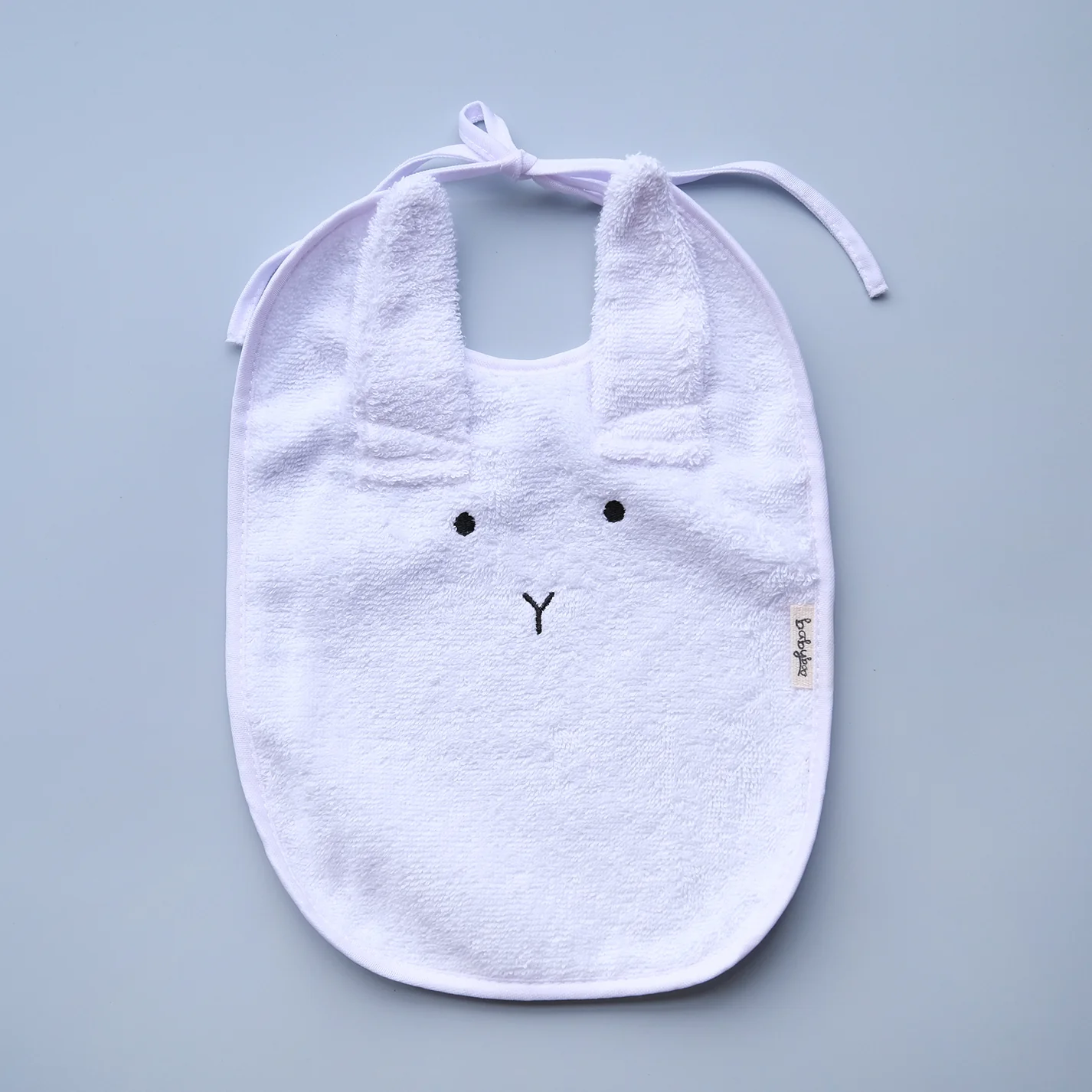 Baby Bib - White Bunny Emmery Co Singapore shop
