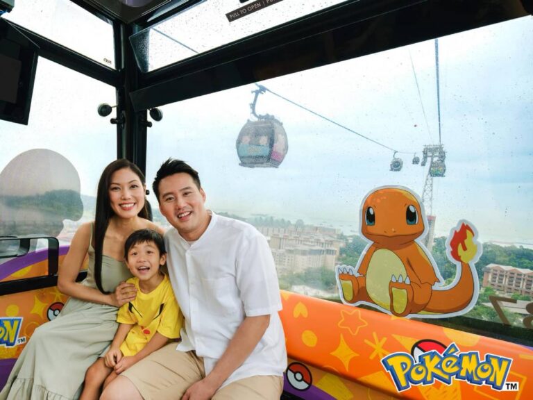 Pokémon-themed Singapore Cable Car sky ride experience