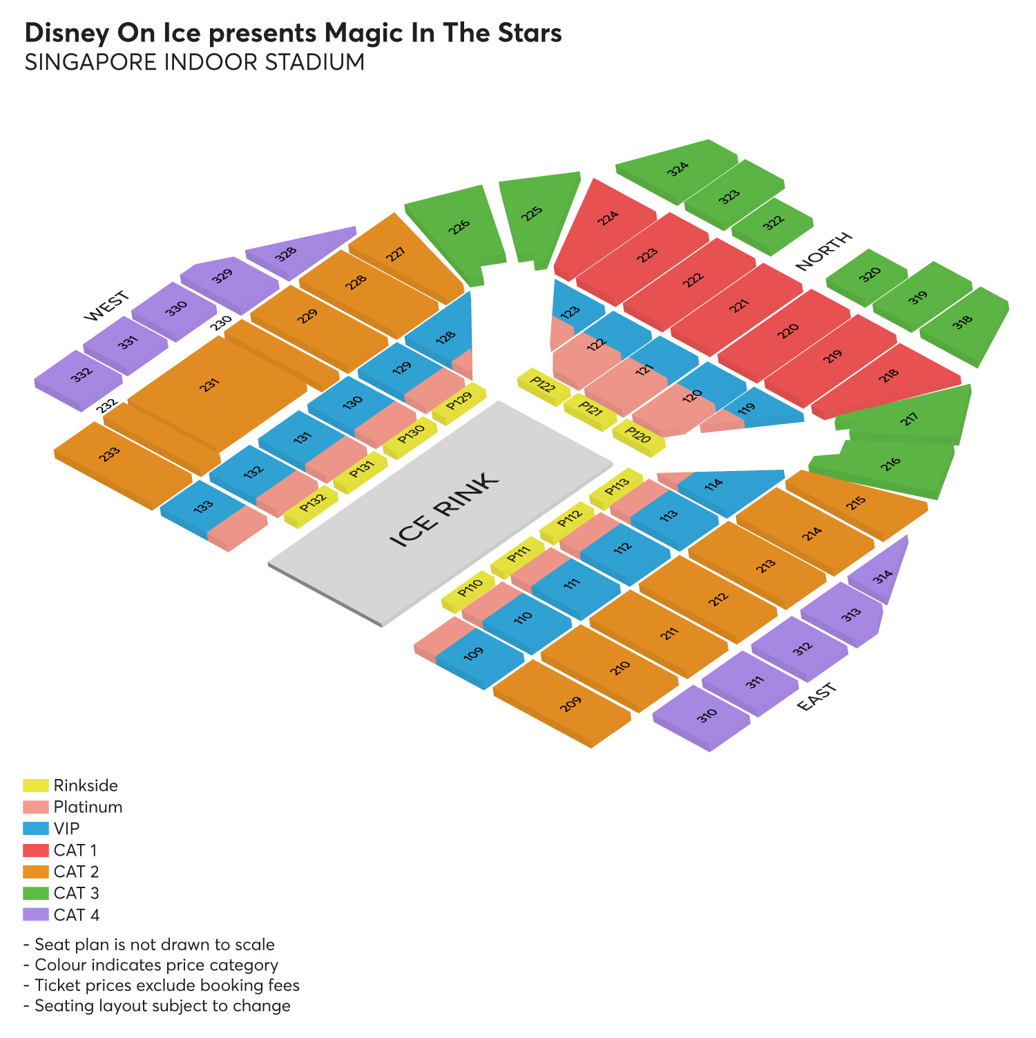 Disney On Ice 2026 Seat Map Singapore