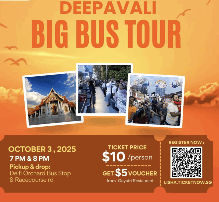 Deepavali Big Bus Tour 2025 Singapore
