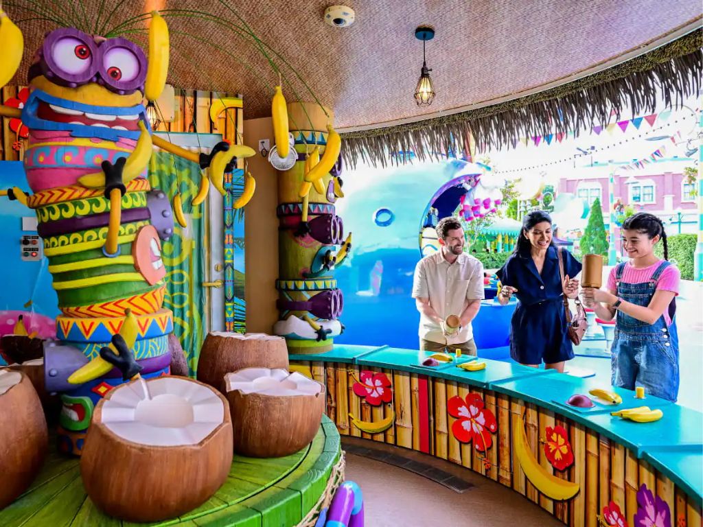 Image of carnival game at Minion Land at Universal Studios Singapore