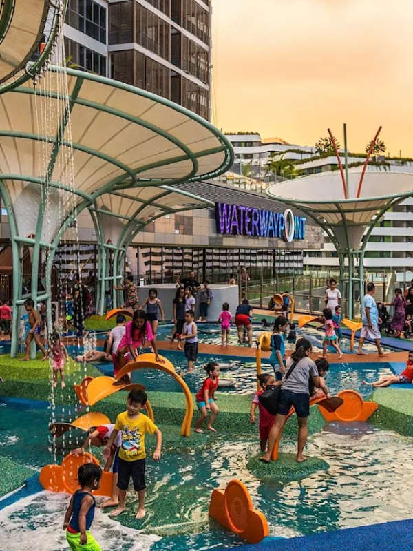 Play area at Waterway Point in Singapore Little Steps