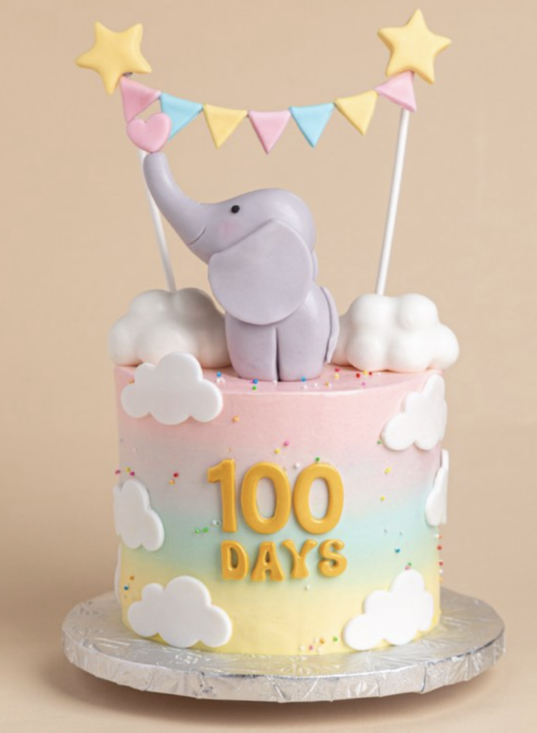 Baker's Brew 100 Days Celebration Cake Singapore