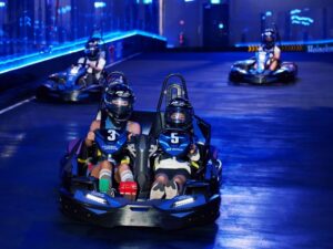 Thrilling HyperDrive Indoor Go-Kart At The Palawan In Sentosa, Singapore