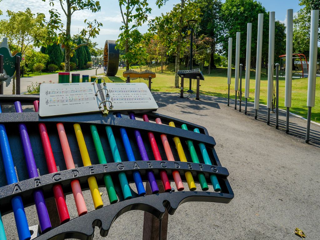 Image of musical playground at PropNex Family Zone