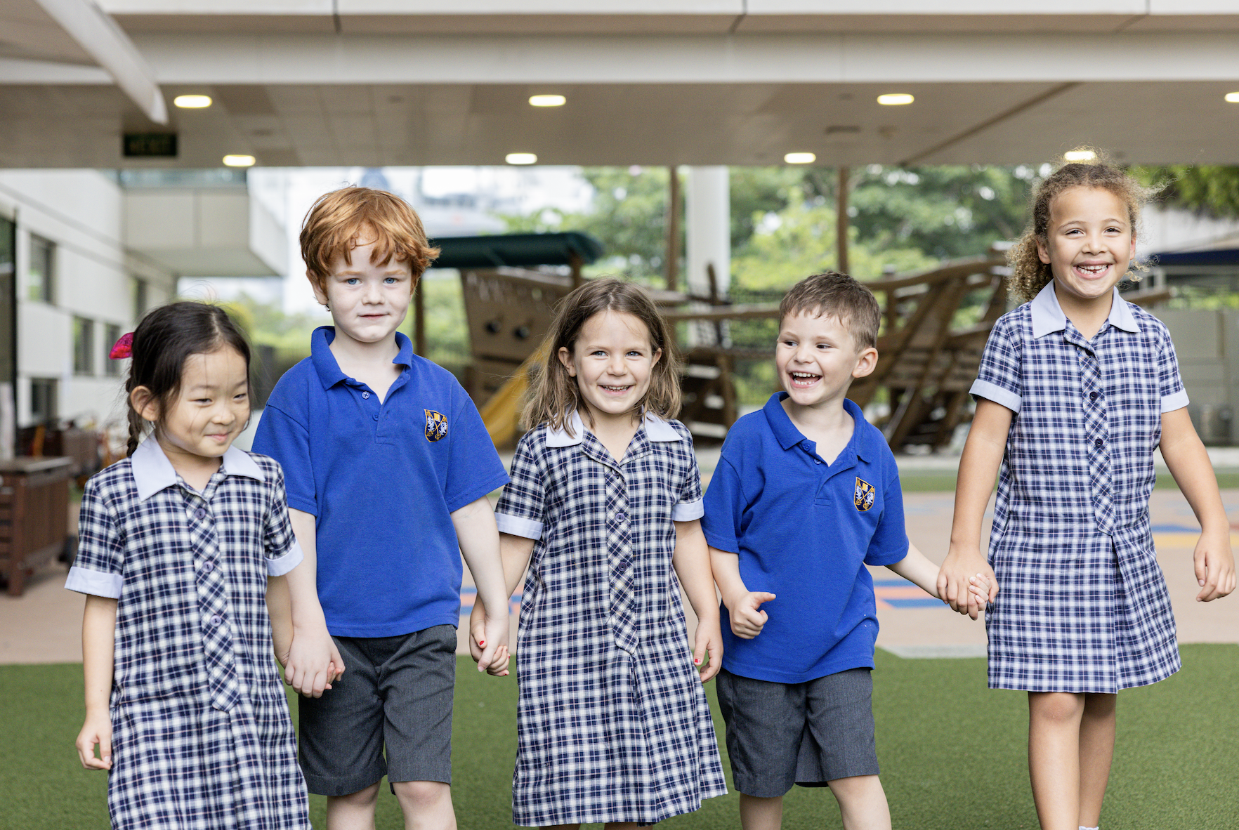 Kids Holding Hands Brighton College Singapore