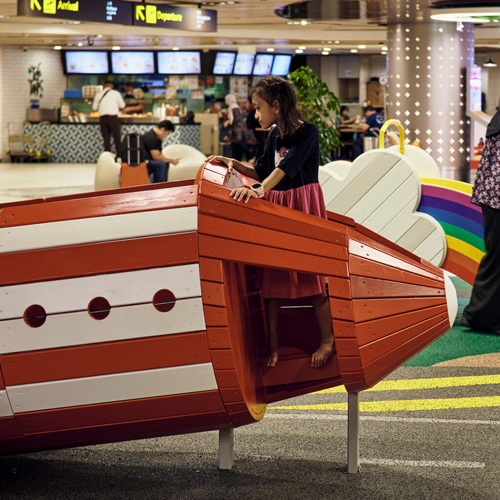 Changi Airport Terminal 3 Airplane Playground