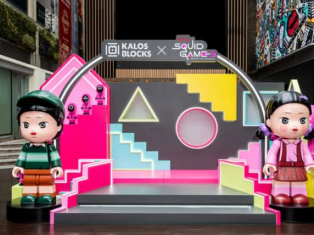kalos x squid game pop-up hong kong