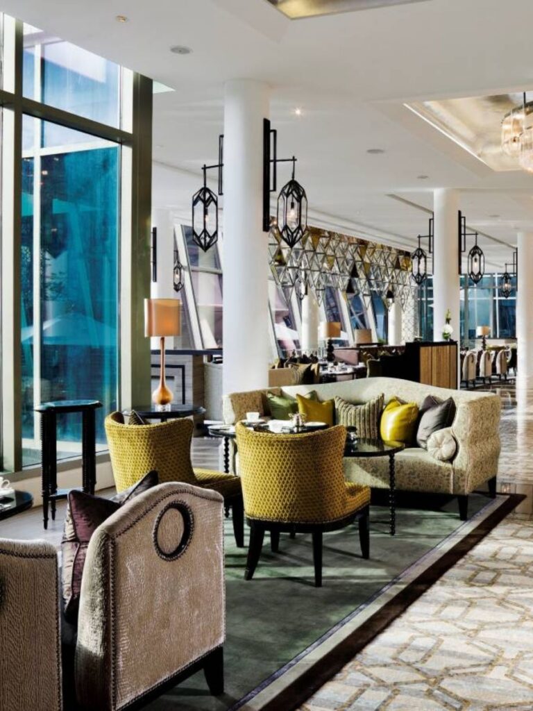 Image of tables at The Landing Point - waterfront restaurant singapore
