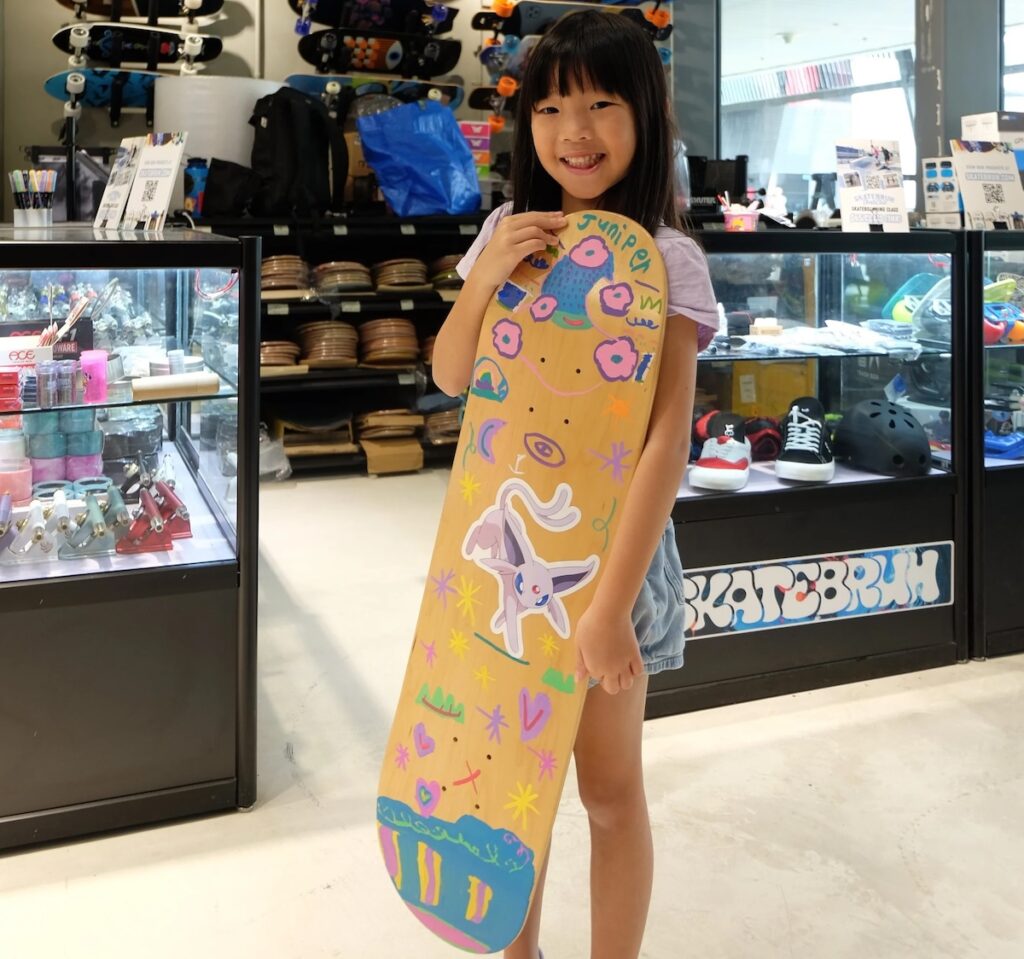 Skateboard Deck Painting Workshop Singapore