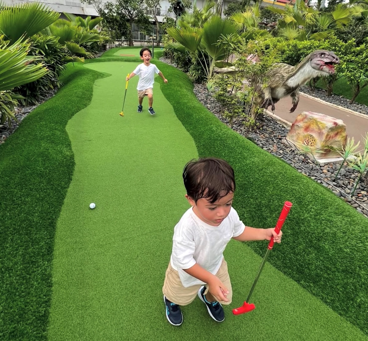 Dino Putt Mini Golf In Singapore