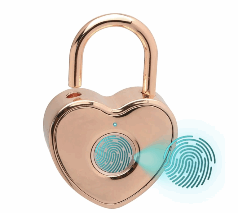 Heart Shaped E-Padlock