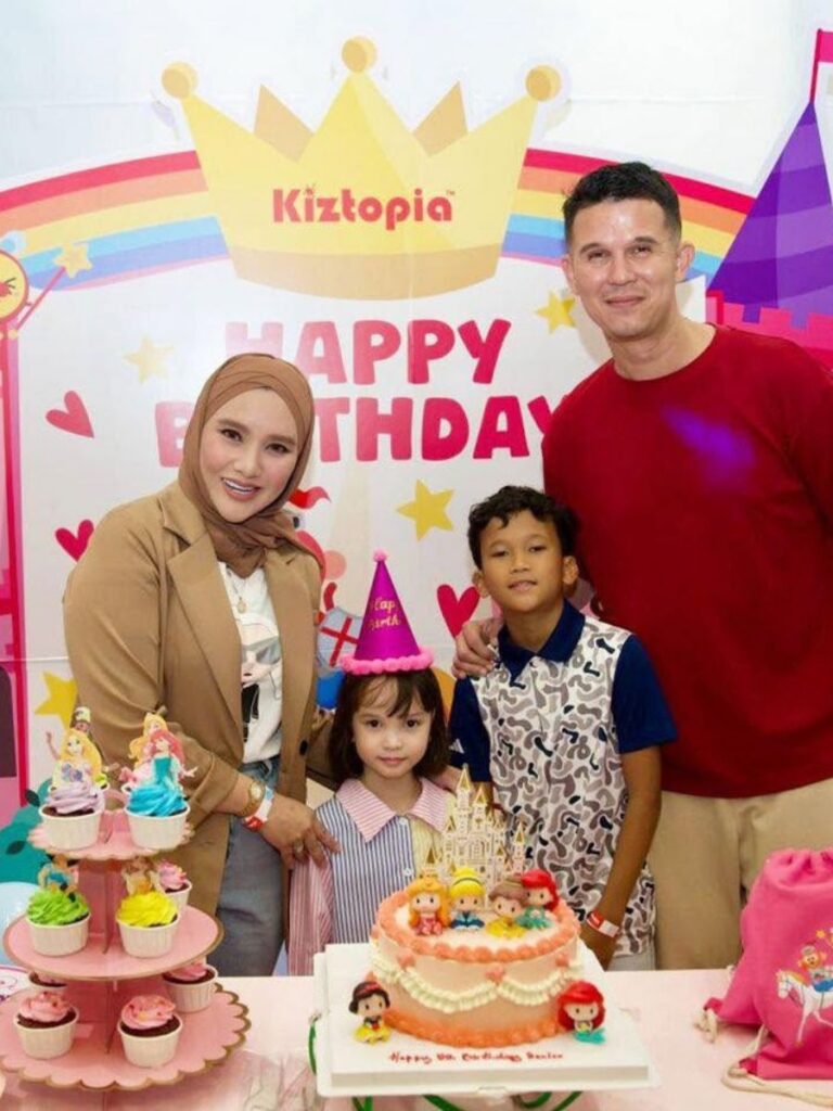 Image of family at Kiztopia - indoor birthday party venue singapore