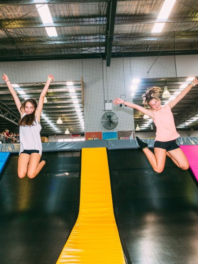 Image of girls at BOUNCE Inc - indoor birthday party venue singapore