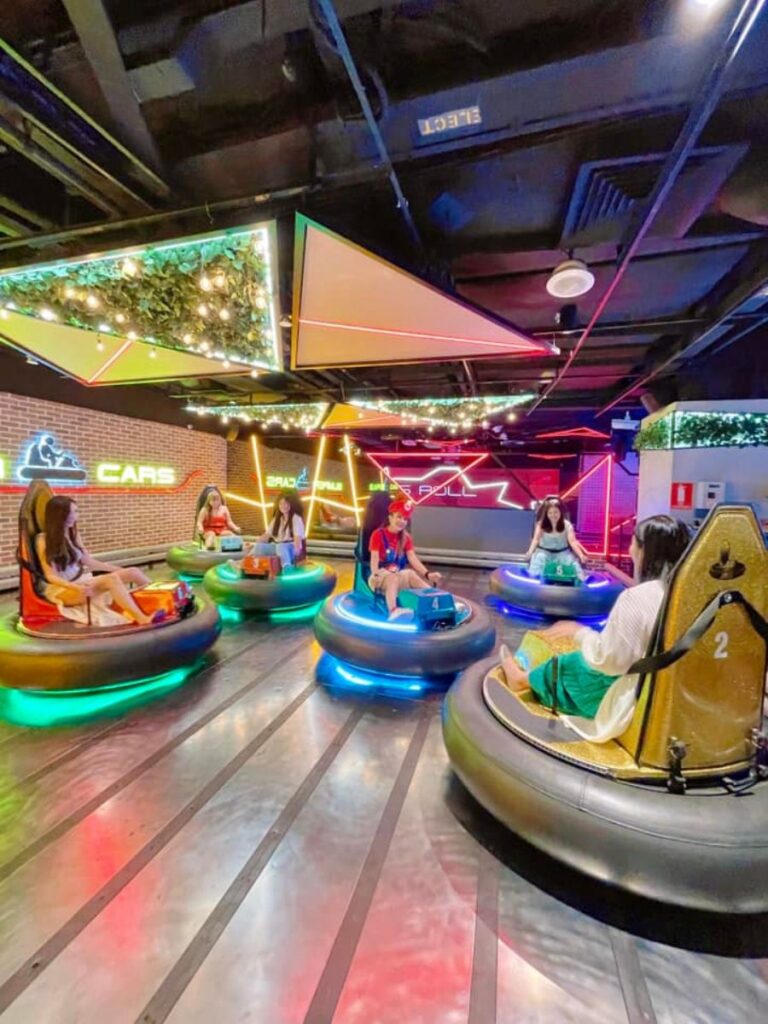 Image of bumper cars at Timezone - indoor birthday party venue singapore