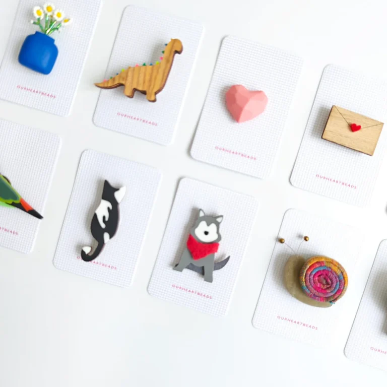 Ourheartbeads Teachers' Day Magnetic Brooch Singapore