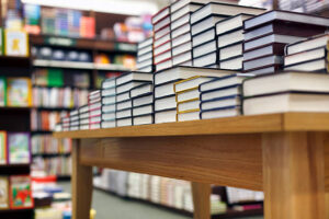 Stack of Textbooks HK