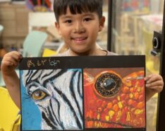 Painting Blu Jungle Art Hong Kong