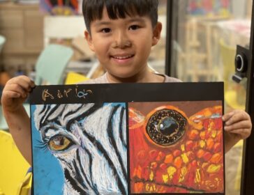 Painting Blu Jungle Art Hong Kong