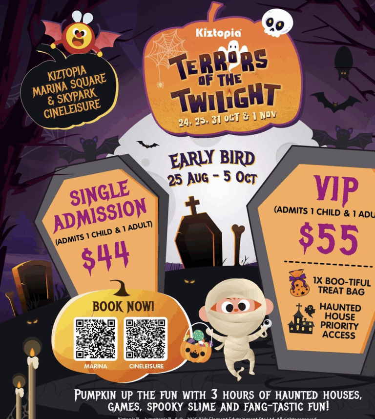 Kiztopia Halloween 2025 Singapore