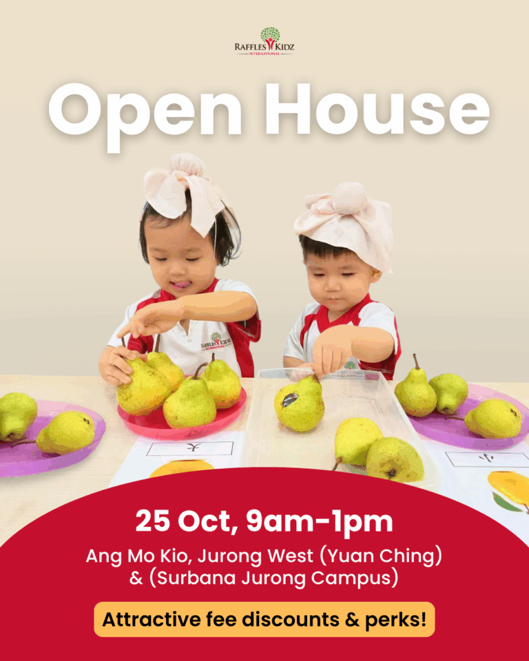 Raffles Kidz Open House October 25, 2025 Singapore