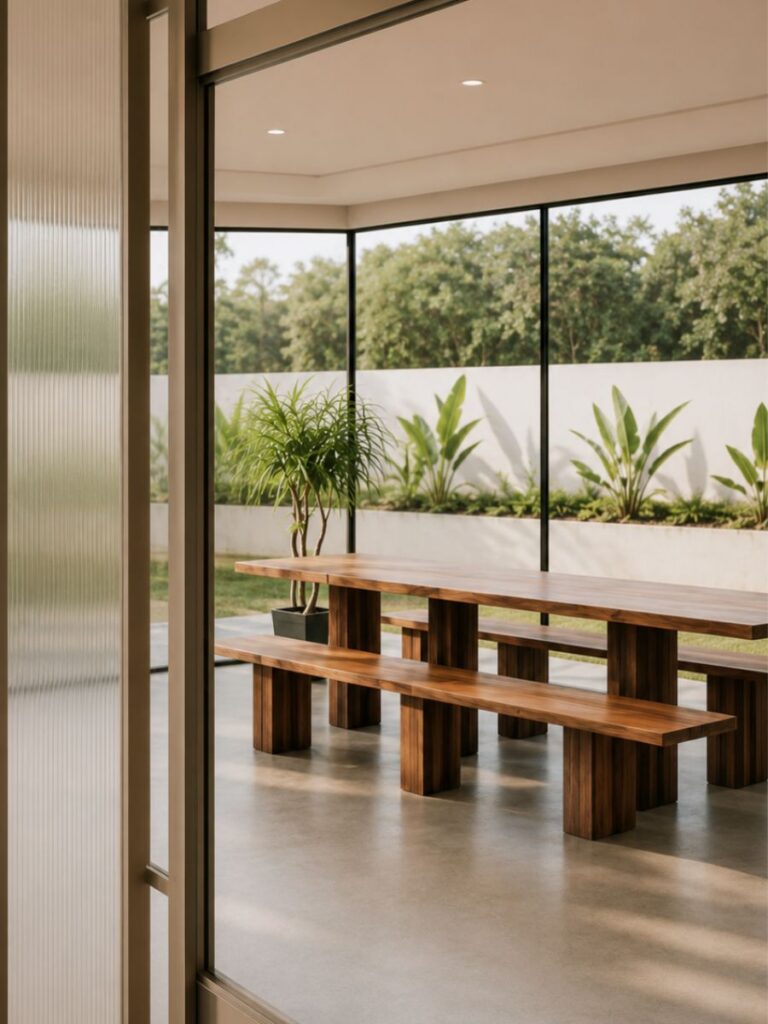 Image of seating at Shared Table - cafe in park singapore
