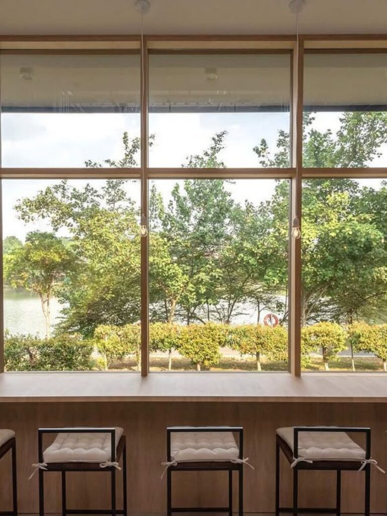 Image of seating at Slow Bakes - cafe in park singapore